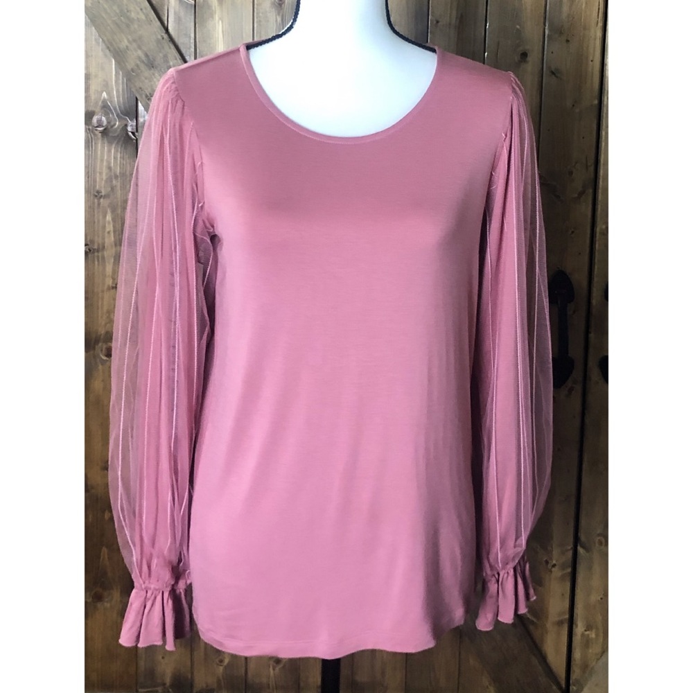 Du Jour Scoop Neck Knit Top Size XXS